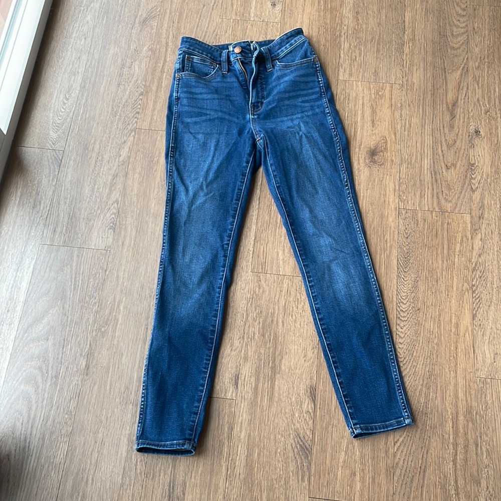 Madewell curvy roadtripper jeans size 25 medium wash